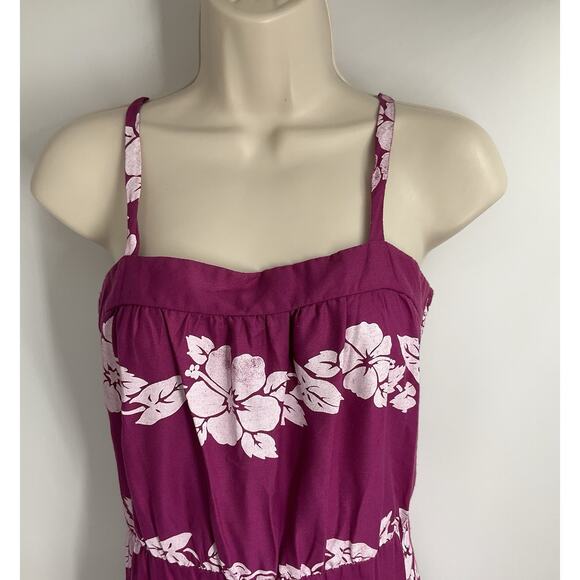Vintage Young Hawaii Aloha Dress Medium Hawaiian Floral - Picture 5 of 10